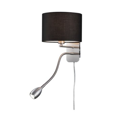 271170202 Lampă perete Hotel 1xMax.40W E14+1x3.1W LED N