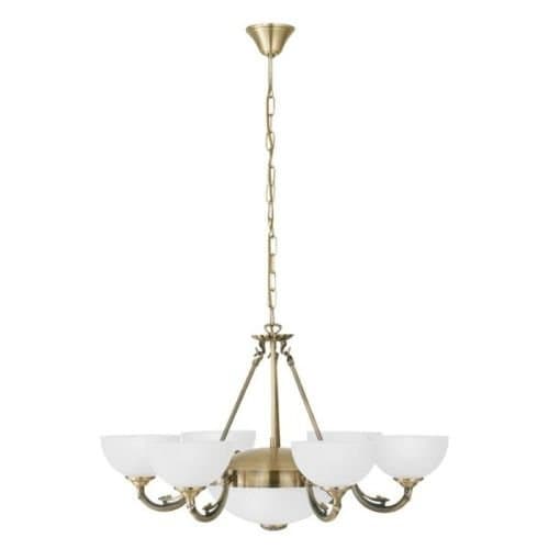 82749 Lustră Savoy 6xMax.40W E14 + 2xMax.60W E27, Brun