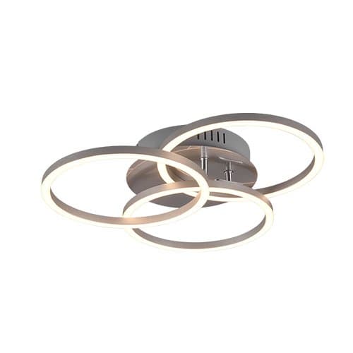 R62823107 Plaf Circle 27W LED 3100lm 2700-6500K Nichel mat