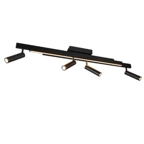 648310532 Plaf Zeno 650lm + 1500lm 2700-6500K 133cm Negru