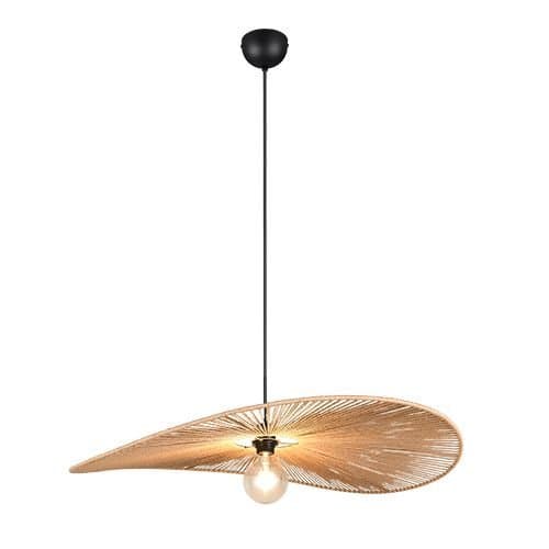 R36161926 Corp susp Laurine 1xMax.40W E27 78cm Negru/Maro