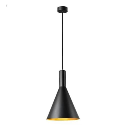 1002950 Corp susp Phelia 280 1xMax.23W E27 Negru/Auriu