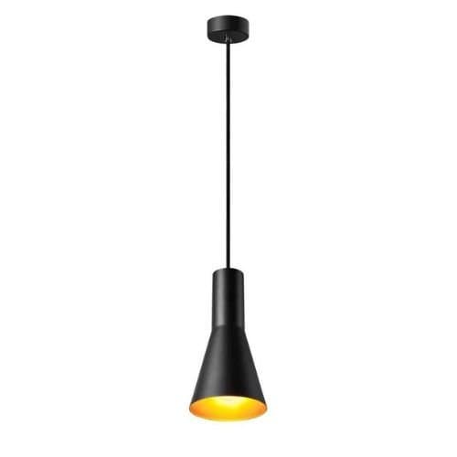 1002951 Corp susp Phelia 130 1xMax.23W E27 Negru/Auriu
