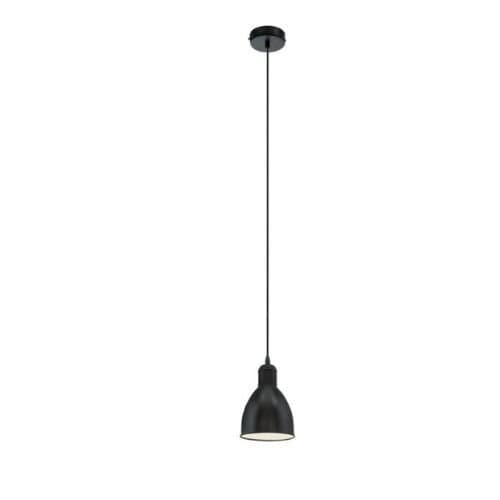 49464 Corp susp Priddy 1xMax.60W E27 Negru/Alb