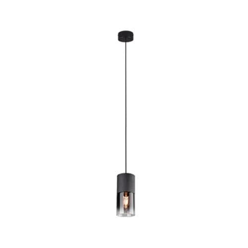 310600132 Corp susp Robin 1xMax.28W E27 Fumuriu/ Negru mat