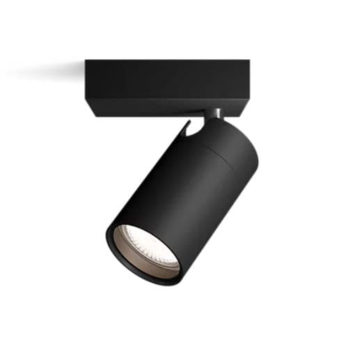 Spot Idris 1xMax.5W GU10 Negru IP44