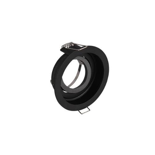 651500132 Spot Kenai 1xMax.15W GU10 Rotund Negru mat