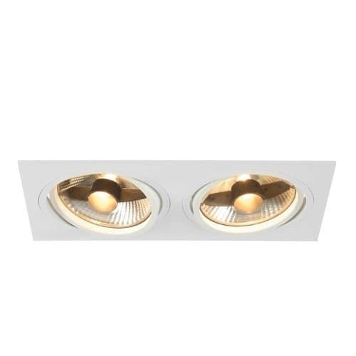 113841 Spot inc New Tria 2xMax.75W GU10 Alb