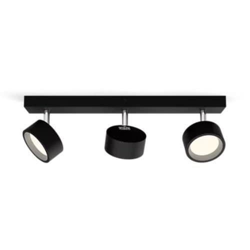 Spot Bracia 3x5.5W LED 1650lm 2700K Negru