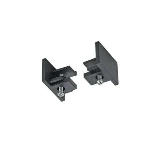 703032 Duoline Set 2x Capace de capăt Negru mat