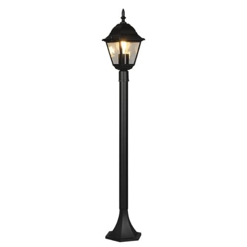 Lampă de grădină TRIO Livenza, negru mat, E27, 60W max, 100 cm
