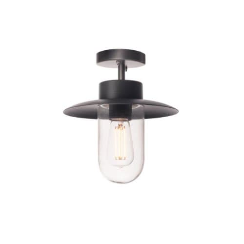 Plafonieră SLV Molat antracit, E27, IP44, 60 W