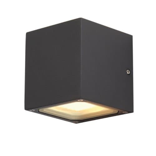 Aplica exterior SLV Sitra Sus/Jos, antracit, GX53, IP44