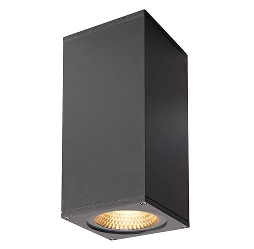Aplica LED SLV Big Theo, 42W, 4000 lm, 3000K, IP44, antracit