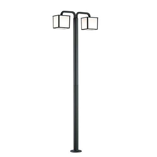 Lampă de grădină TRIO Cubango, LED 2x5W, 800 lm, 3000K, antracit