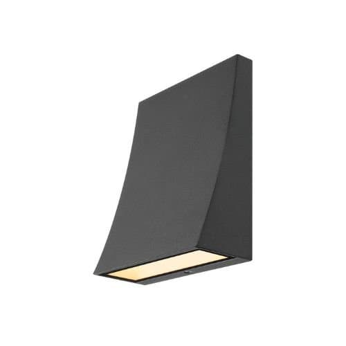 Aplica LED SLV Delwa Wide, 10W, antracit, IP44, 3000K