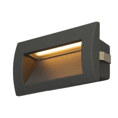 Aplica LED SLV Downunder, 4W, 85 lm, 3000K, IP55, antracit