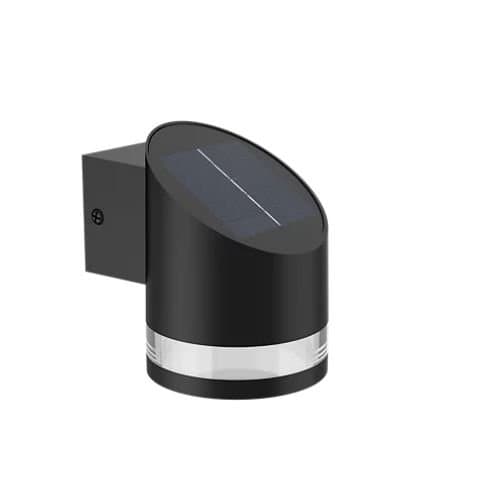 Aplica LED Philips Fyve Solar, neagră, 1,5W, 200 lm, IP44, 2700K
