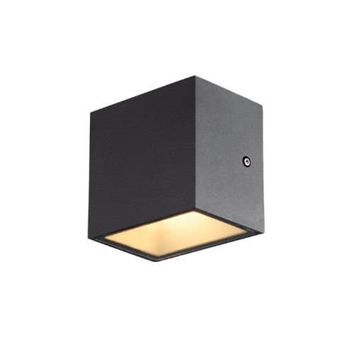 Aplica LED SLV Sitra WL, 11W, 1270 lm, 3000K, sus/jos, antracit