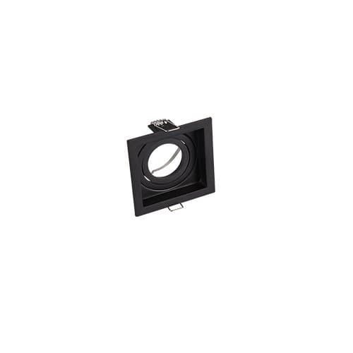 651600132 Spot Kenai 1xMax.15W GU10 Pătrat Negru mat
