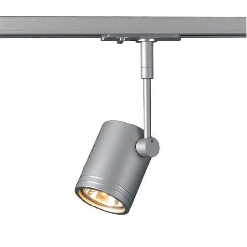 Spot pe șină SLV Bima I, GU10, gri-argintiu, cu adaptor