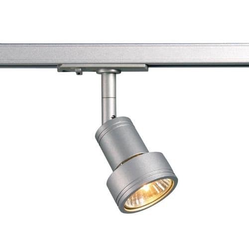 Spot pe șină SLV Puri, GU10, gri, 50 W, cu adaptor