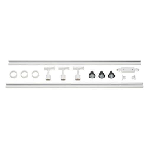 Kit 3 spoturi LED SLV Puri, 4,3 W, alb, pe șină