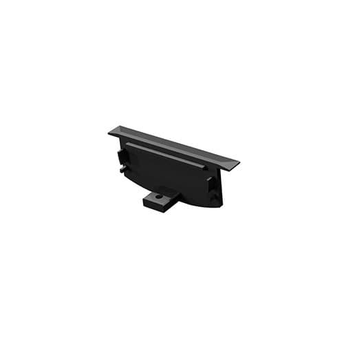 Set 2 capace de capăt SLV Grazia 60, negre, pentru șină de iluminat