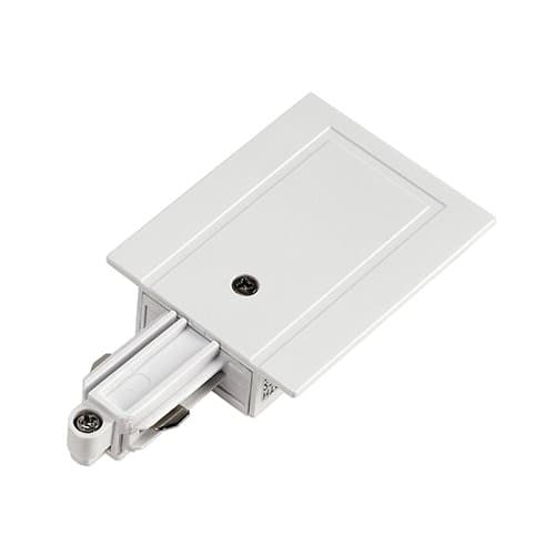 Capac cu alimentare SLV S-Track, alb, pentru șine de iluminat