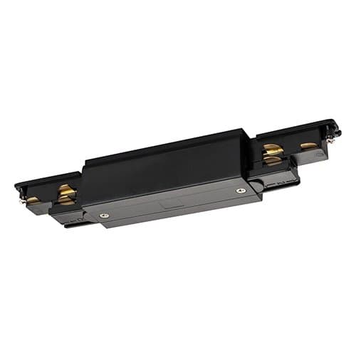 Conector de alimentare S-Track DALI SLV, negru, pentru șine profesionale