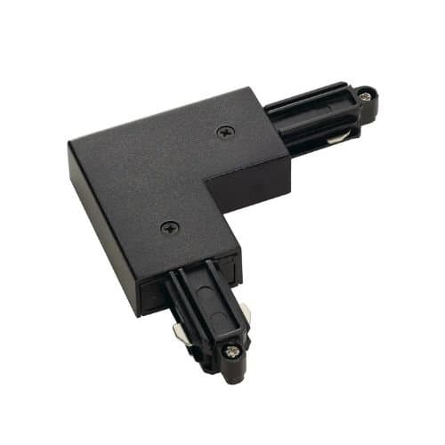 Conector colț exterior pentru șină SLV, negru, pentru sisteme 1 circuit