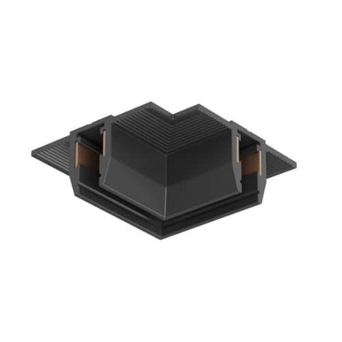 Conector 90° pentru șină 48V ARELUX, negru mat