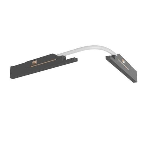 Connector liniar ARELUX, negru mat, pentru șine de iluminat