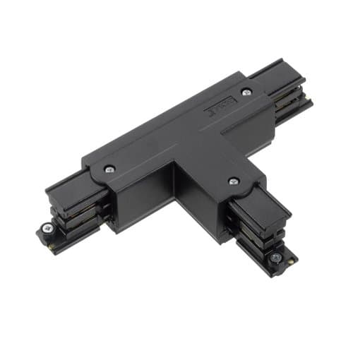 Element conexiune T dreapta extern PHILIPS, negru, pentru șină Square Track