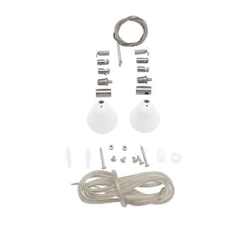 8254410 W Kit montaj suspendat Alb