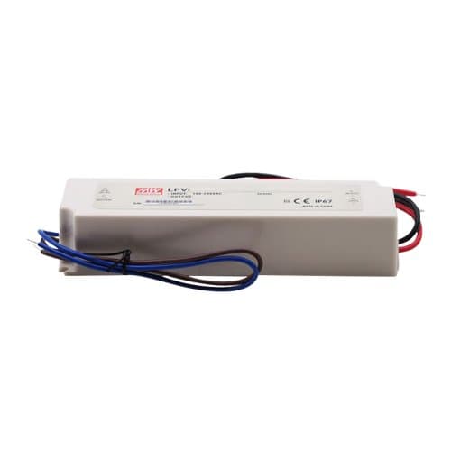 Transformator LED MEAN WELL 150W 24V, IP67, pentru utilizare profesională