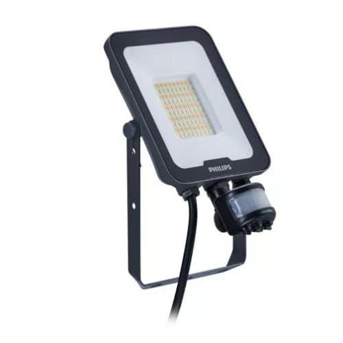 Proiector LED Philips, 30W, 3300/3600 lm, cu senzor pentru exterior