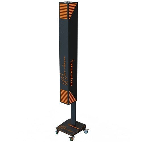 Lampă UV-C cu suport mobil, 2x75 W, pentru dezinfectarea aerului