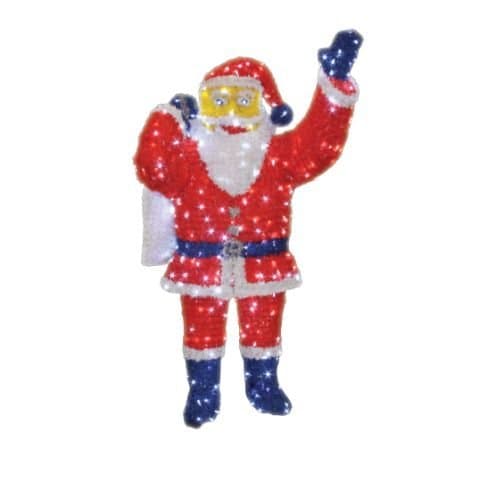 00740263 Figurină 3D Moș Crăciun 82W LED 1.8x0.7m