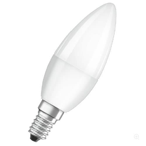 Bec LED candelă LEDVANCE, 5,7W, lumină caldă 2700K