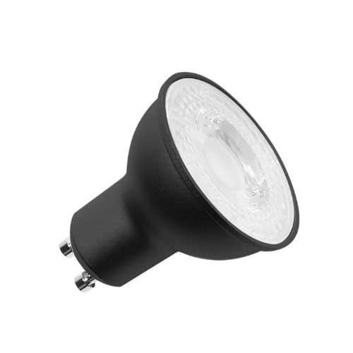 Bec LED spot SLV, GU10, negru, 3000K, 50W