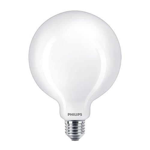 Bec LED decorativ Philips Globe G120, 10,5 W, lumină caldă 2700 K