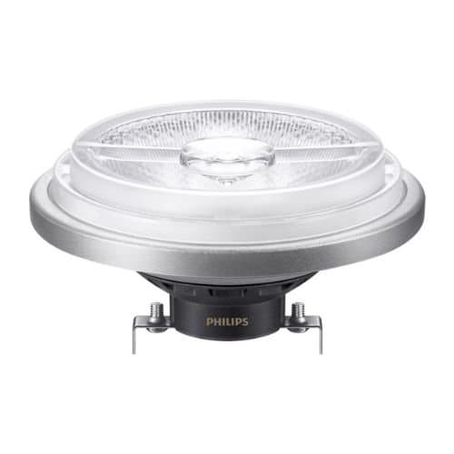 Spot LED Philips AR111, 15W, 3000K, lumină caldă și direcționată