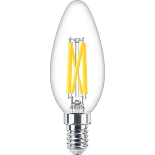 Bec LED lumânare Philips, 5,9 W, 2700 K, E14