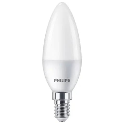 Bec LED lumânare Philips, 4,9 W, 4000 K, 470 lm