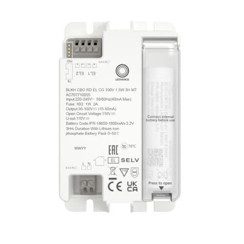 Kit de emergență LEDVANCE, 1,5W, autonomie 3h, pentru iluminat de siguranță