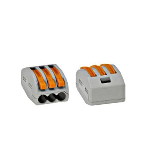 222-413-CONS Set 50 Conector Wago 3x0.08-2.5/4mm max 24/32A