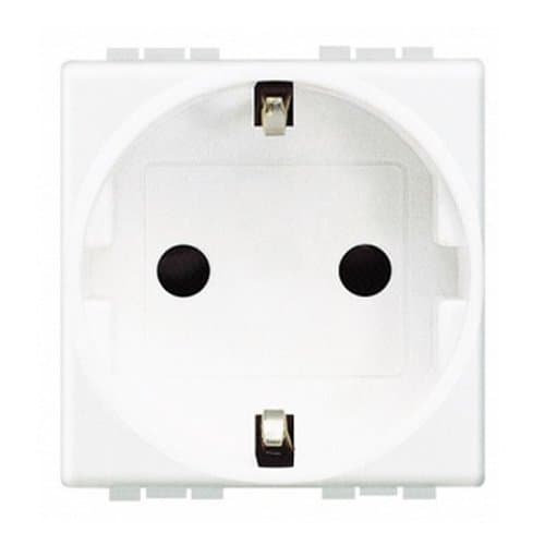 PRZ N4141 Living Light Priză Schuko 2P+T 16A 2 m Alb