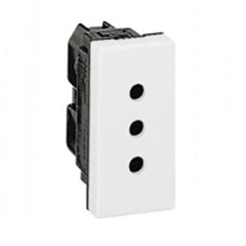 PRZ 077510 Mosaic Priză 2P 1 modul Alb