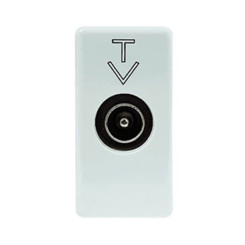 PRZ GW20381 Priză TV Direct Tată 1 modul SY/WH